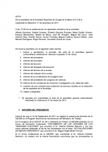 Acta Asamblea SECMA diciembre 2011