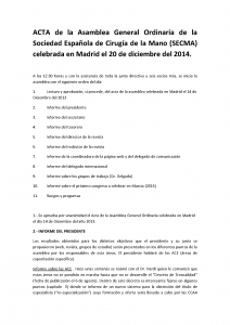 Acta Asamblea SECMA diciembre 2014