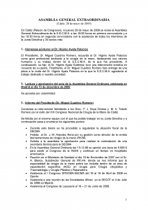 Acta Asamblea SECMA mayo 2009