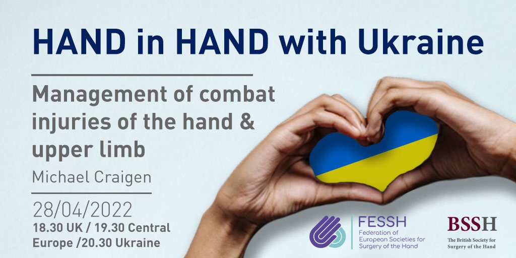 WEBINAR Manejo de Lesiones de Combate de la Mano y Miembro Superior