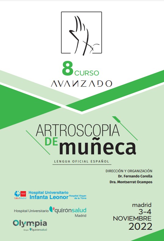 8 Curso avanzado Artroscopia de Muñeca
