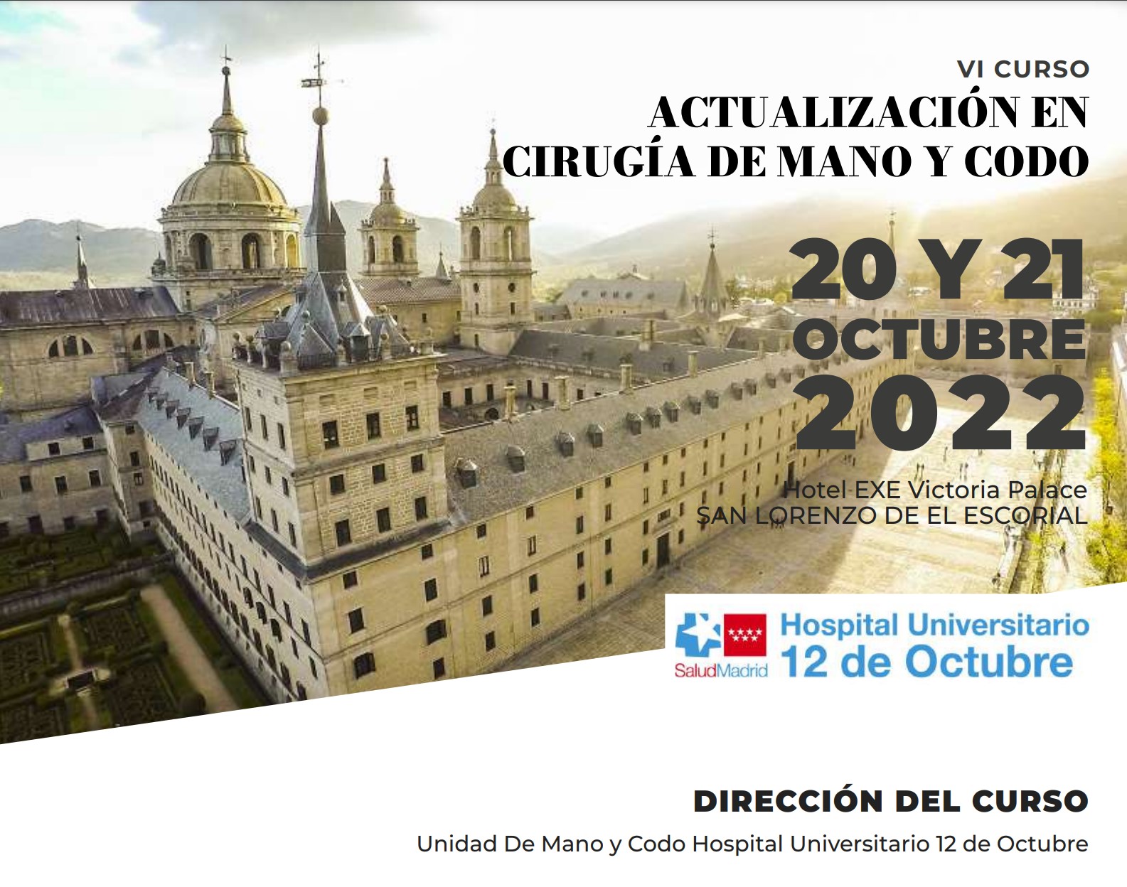 VI edición del curso en actualizaciones de cirugía de mano y codo