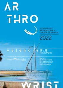 ARTHROWRIST 5ª JORNADA DE ARTROSCOPIA Y CIRUGÍA DE MUÑECA @ Hotel Meliá Valencia
